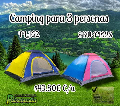 Camping para 3 personas  pl-162