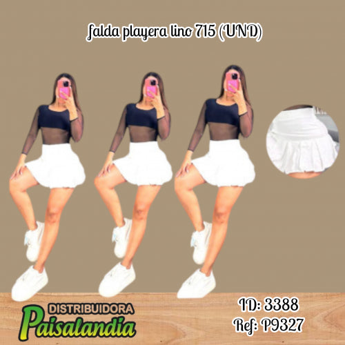 falda playera lino 715 (UND)
