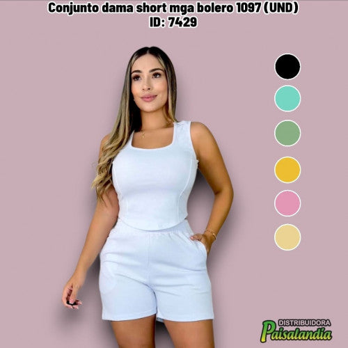 Conjunto dama sisa short 1094 (UND)