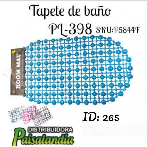 Tapete para ducha colores surtidos 66x35 cm PL-398 (UND)