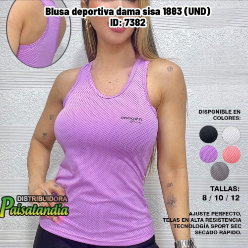 Blusa deportiva dama sisa 1883 (UND)