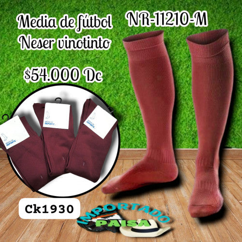 Media futbol Neser Vinotinto NR-11210-M