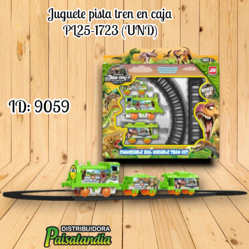 Juguete pista tren en caja PL25-1720 (UND)