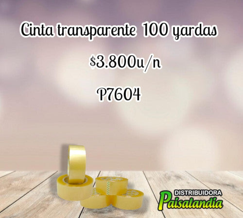 Cinta transparente 100 Yardas