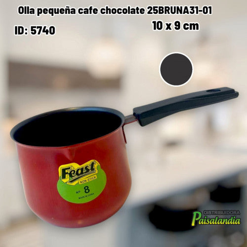 Olla pequeña cafe chocolate 25BRUNA31-01 (UND)