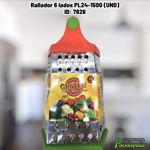 Rallador 6 lados PL24-1500 (UND)