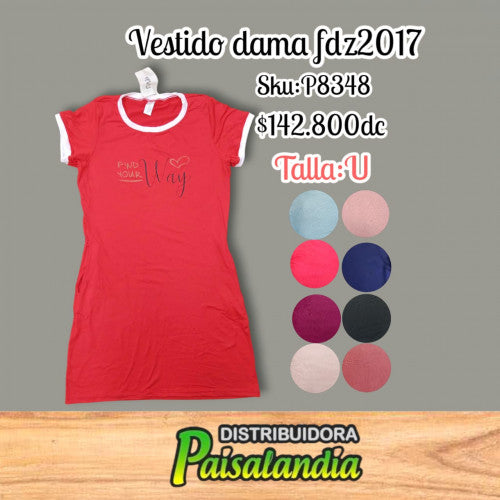 Vestido dama fdz2017