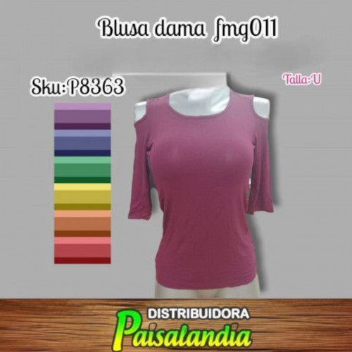 Camibuso dama 3/4 hueco fmg011 (DC)