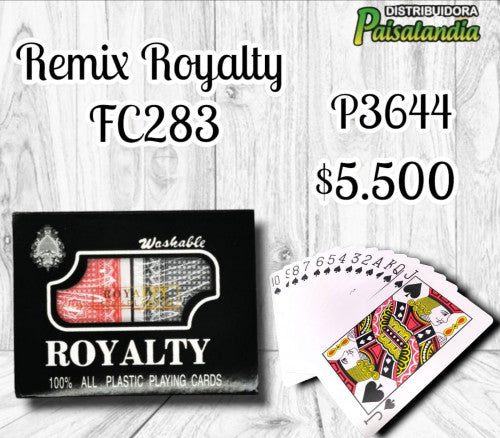 Juego cartas Remix Royalty FC 238 (UND)