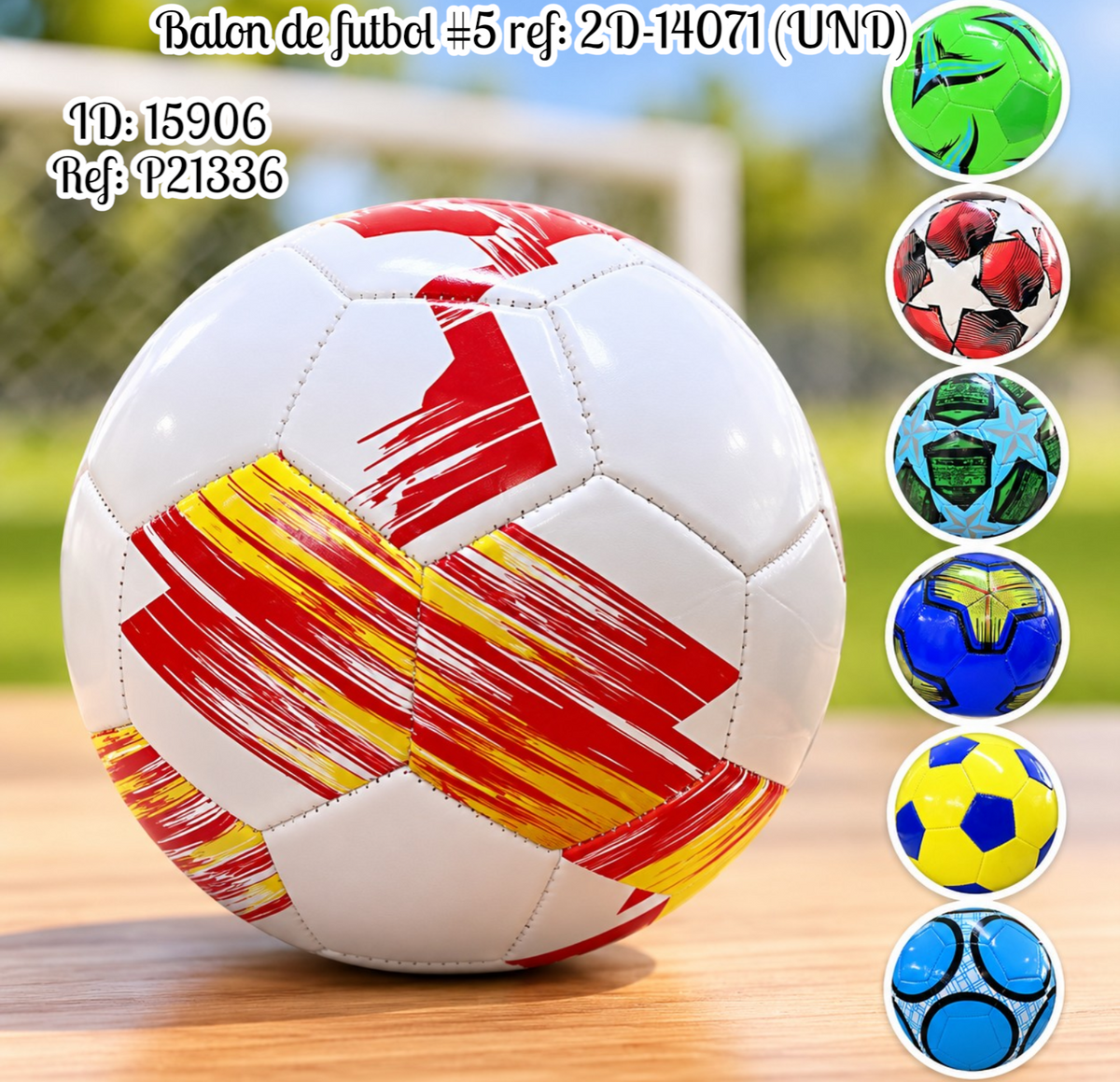 Balon de futbol  #5 ref: 2D-14071 (UND)