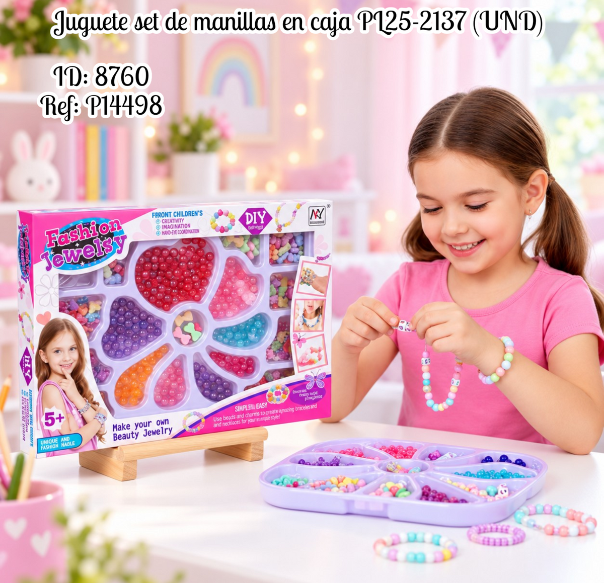 Juguete set de manillas en caja PL25-2137 (UND)