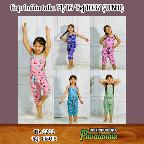 Capri niña talla 14/16 Ref 1037 (UND)