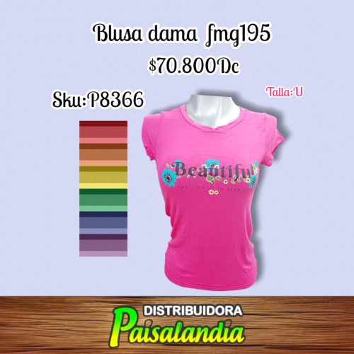 Camiseta dama fmg195