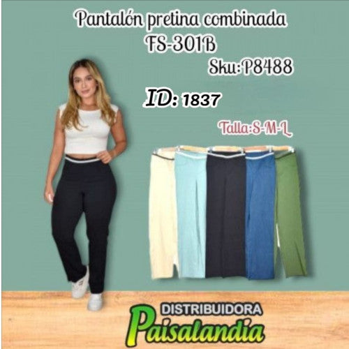 Pantalon pretina combinada FS-301B (UND)