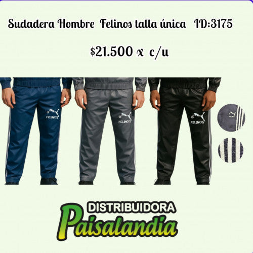 Sudadera hombre felinos talla unica (UND)