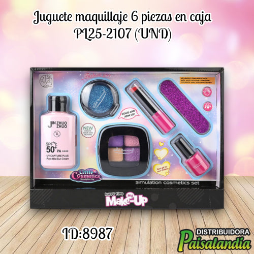 Juguete maquillaje + barnis en caja PL25-2107 (UND)