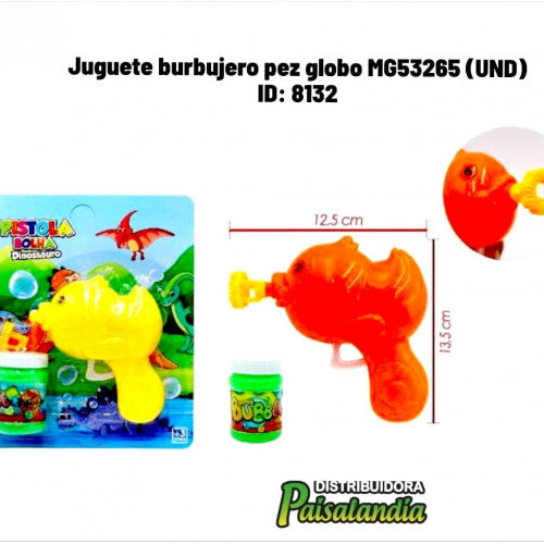 Juguete burbujero pez globo MG53265 (UND)