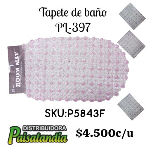 Tapete de  baño pl-397