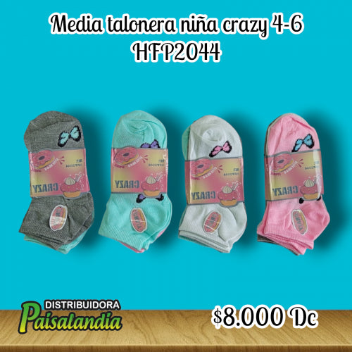Media talonera para niña crazy 4-6 HFP2044 (DC)