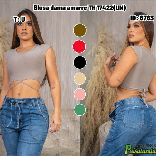 Blusa dama amarre TH 17422(UN)