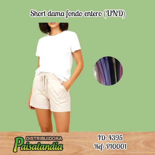 Short dama fondo entero (UND)