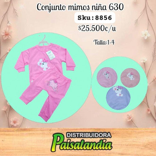 Conjunto mimos T. 1-4 630 (UND)