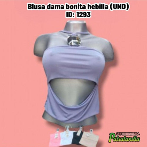 Blusa dama bonita hebilla (UND)