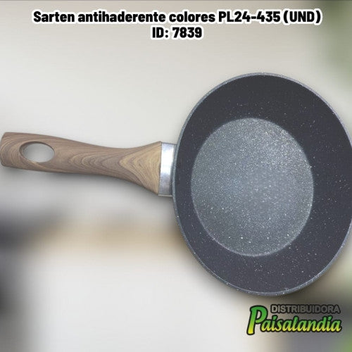 Sarten antihaderente colores PL24-435 (UND)