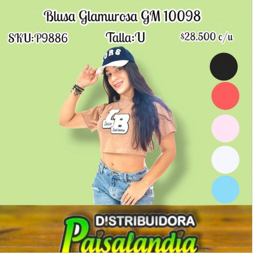 Blusa glamurosa GM 10089 (UND)