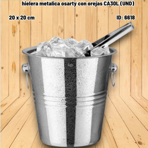 hielera metalica osarty con orejas CA30L (UND)