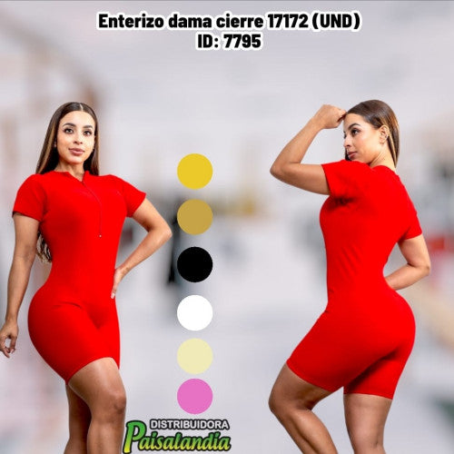 Enterizo dama cierre 17172 (UND)