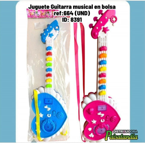 Juguete Guitarra musical en bolsa ref:664 (UND)