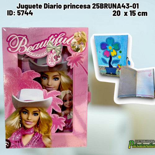 Juguete Diario princesa 25BRUNA43-01 (UND)