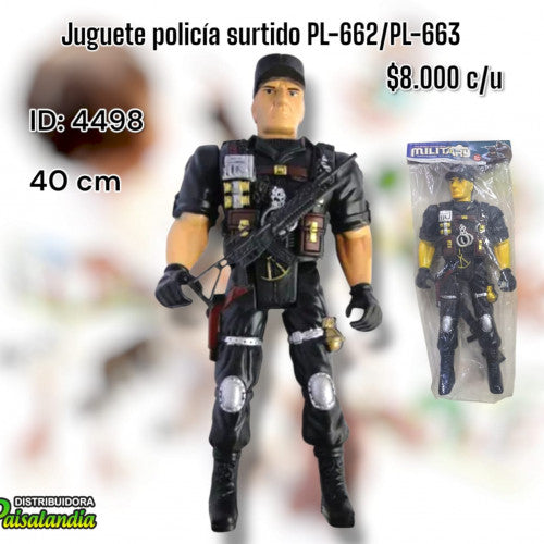 Juguete policía surtido PL-662/PL-663 (UND)