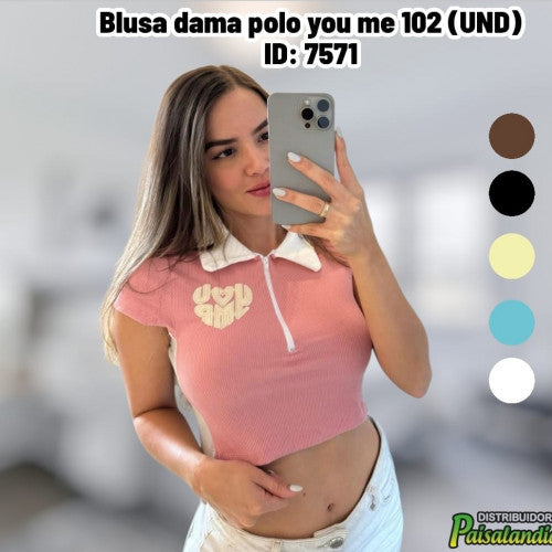 Blusa dama polo you me 102 (UND)