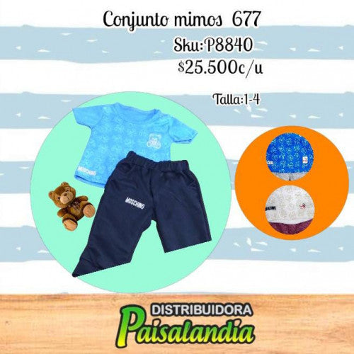 Conjunto mimos T. 1-4 677 (UND)