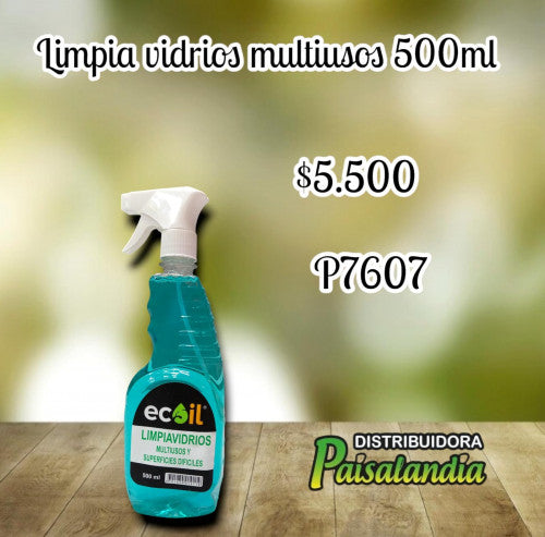 Limpia vidrios multiusos 500 ml