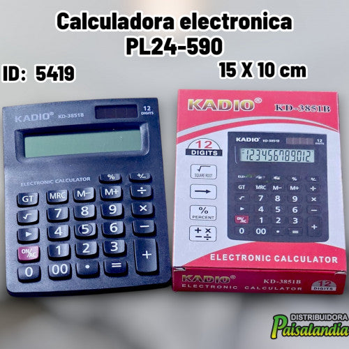 Calculadora electronica PL24-590 (UND)
