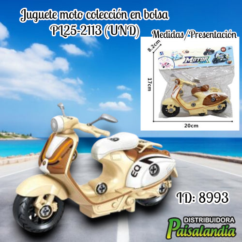 Juguete moto colección en bolsa PL25-2113 (UND)