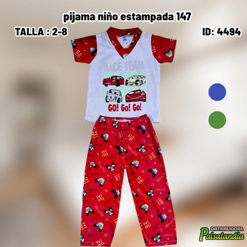 pijama niño estampada 147 (UND)