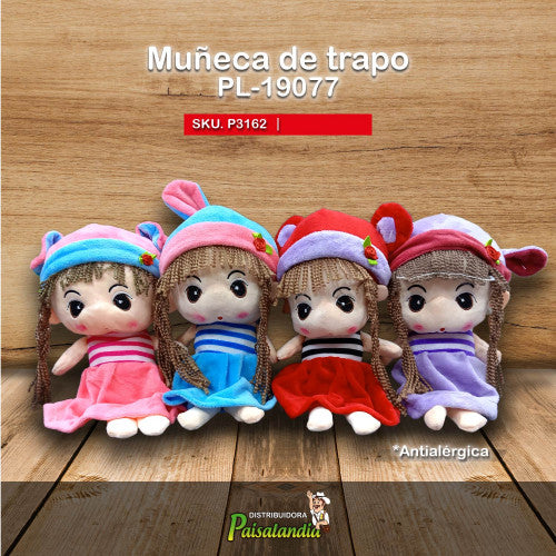 Muñeca de trapo antialérgica PL-19077 (UND)