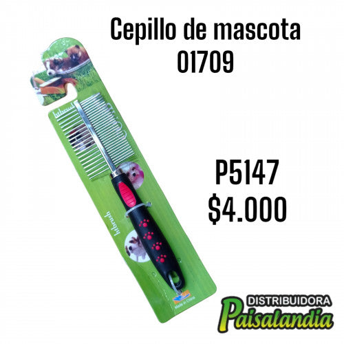 Cepillo de mascota encartonado 01709 (UND)