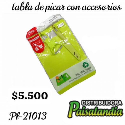 Tabla de picar con accesorios pl-21013