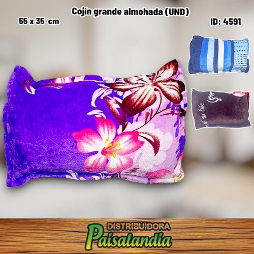 Cojín grande almohada (UND)