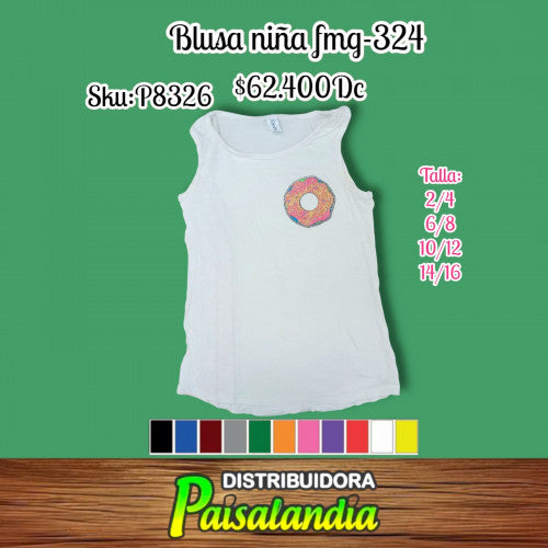 Blusa niña fmg324