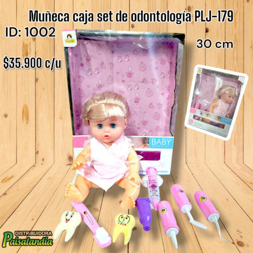 Muñeca Caja set de odontología PLJ-179 (UND)