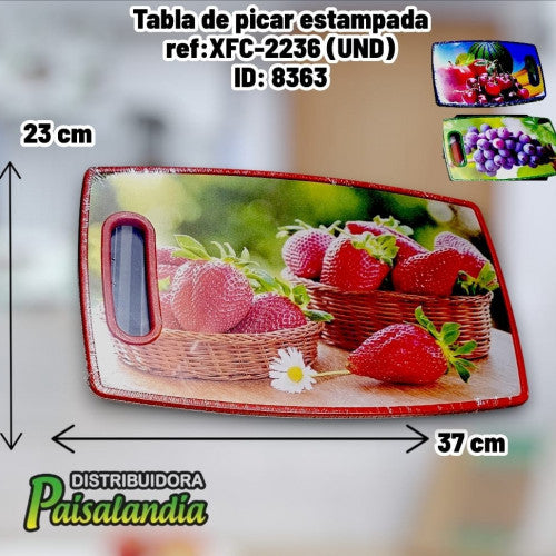Tabla de picar estampada ref:XFC-2236 (UND)