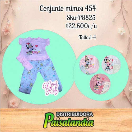 Conjunto Bebé Mimos tres meses ref. 454 (UND)