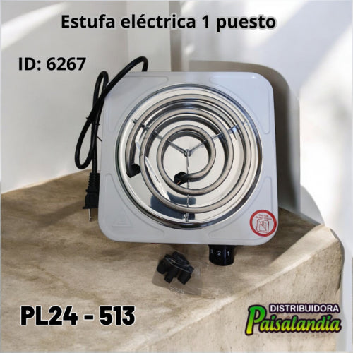 Estufa Eléctrica 1 puesto PL-513 (UND)