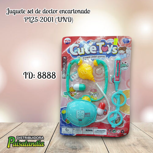 Juguete set de doctor encartonado PL25-2001 (UND)